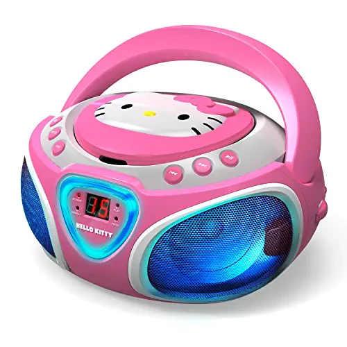 Picture for product 'Hello Kitty Portable Stereo CD Boombox' on site https://consumerdecisions.org