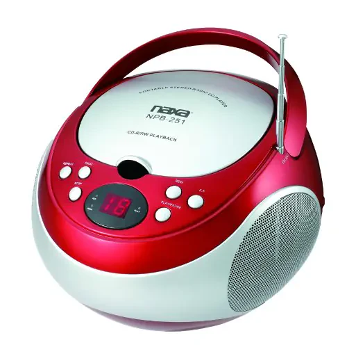 Picture for product 'Naxa NPB-251RD Portable CD Player' on site https://consumerdecisions.org